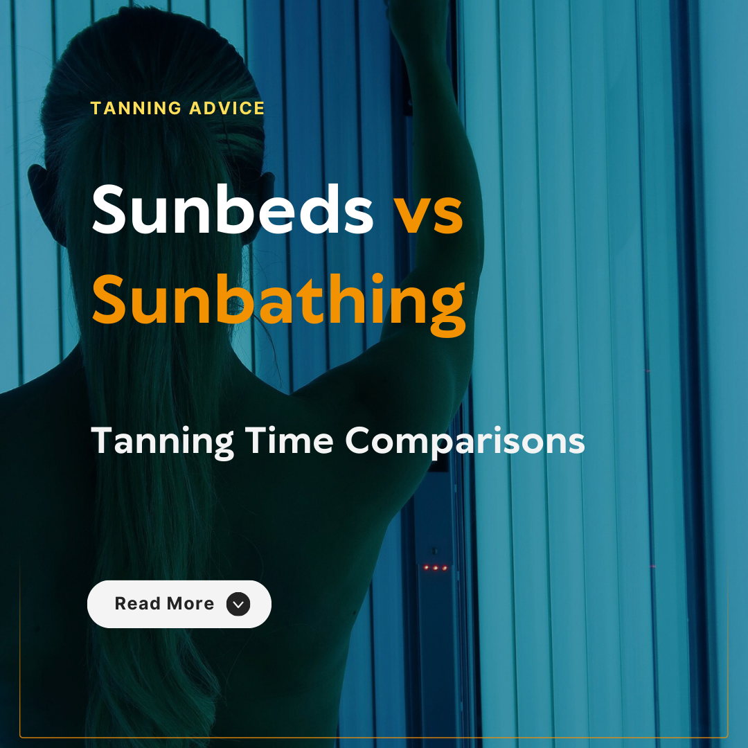 sunbeds vs sunbathing tanning time comparisons featured image
